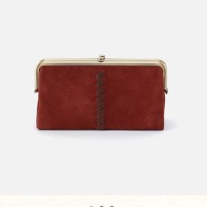 HOBO Lauren Nubuck Red Clutch